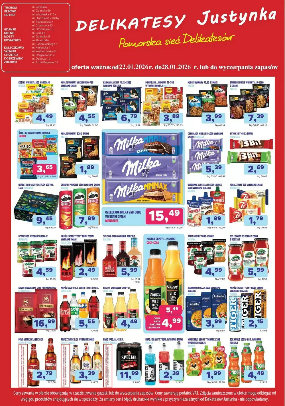 Gazetka promocyjna Delikatesy Justynka  ważna od 22.01.2026 - Strona 2.