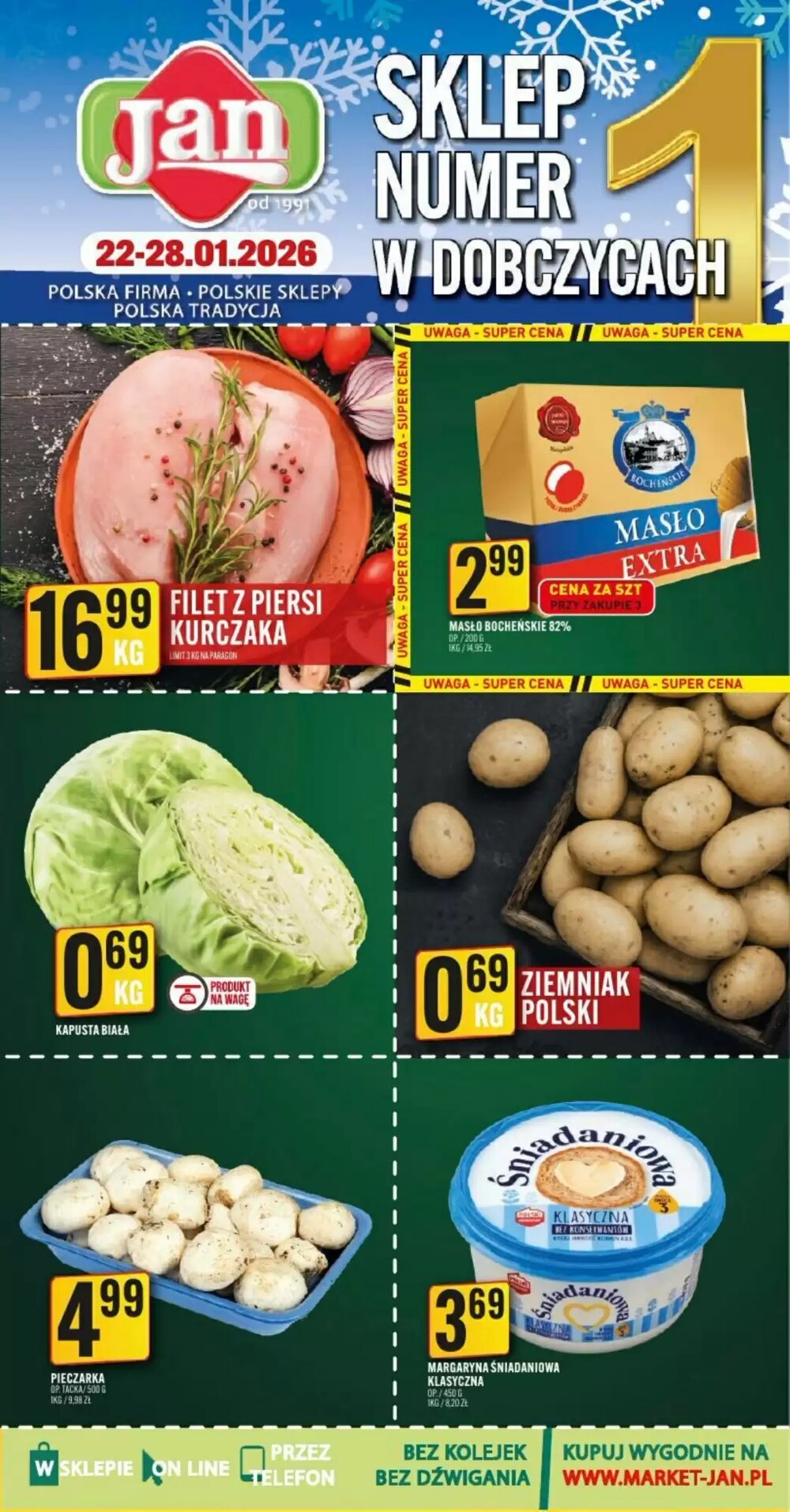 Gazetka promocyjna Market Jan  ważna od 22.01.2026 - Strona 1.