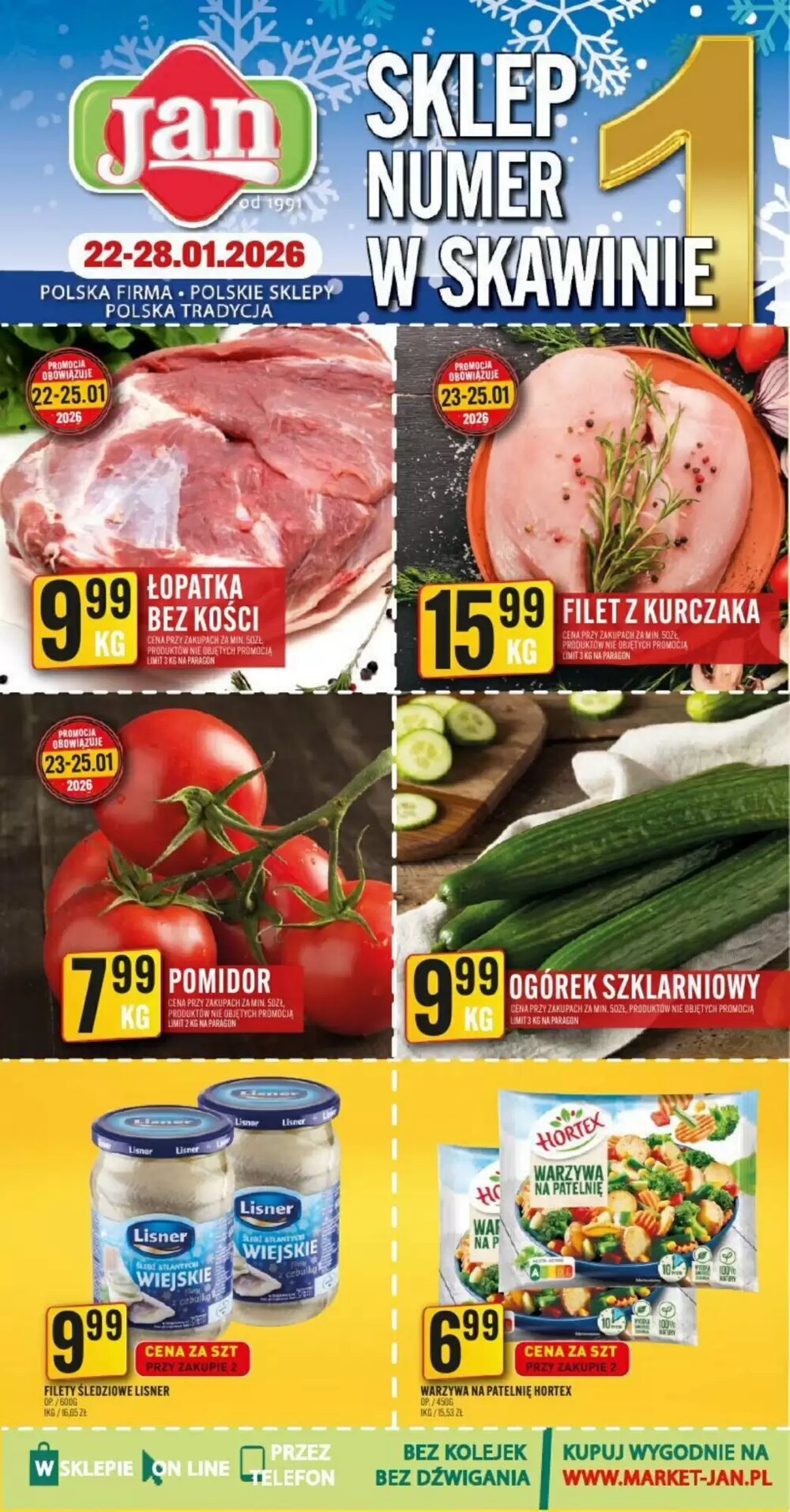 Gazetka promocyjna Market Jan  ważna od 22.01.2026 - Strona 1.