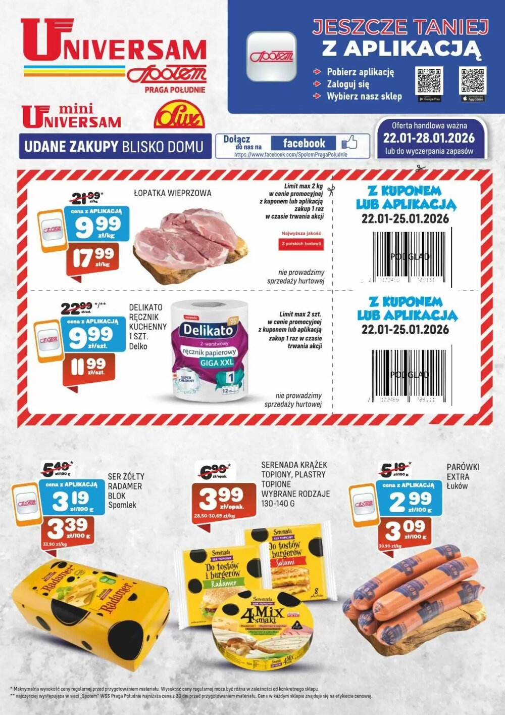 Gazetka promocyjna Społem  ważna od 22.01.2026 - Strona 1.