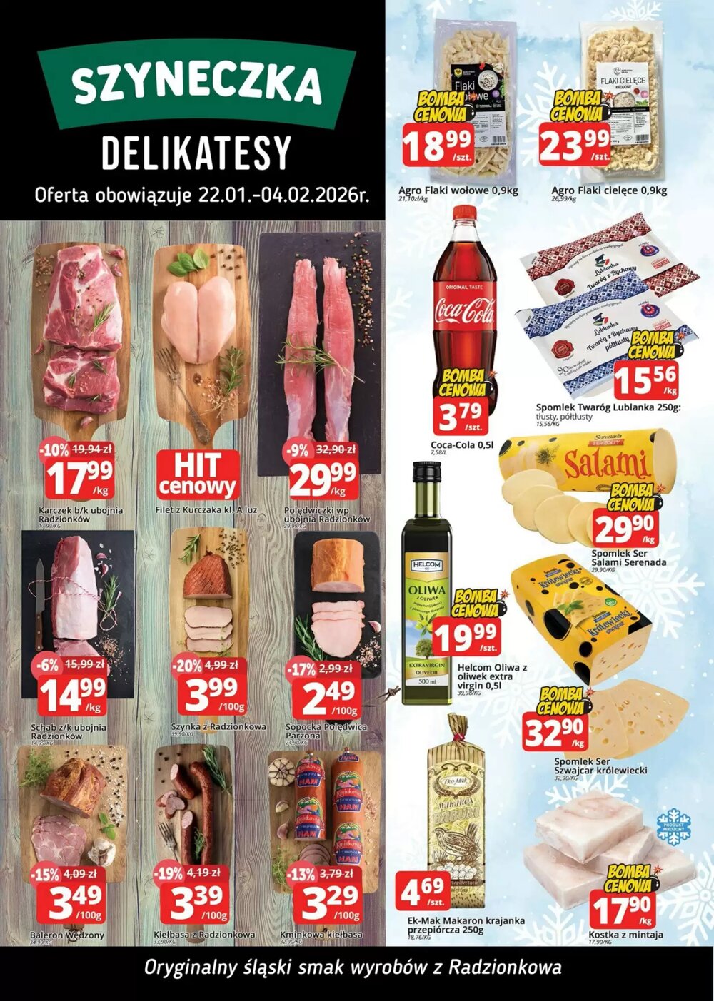 Gazetka promocyjna Szyneczka  ważna od 22.01.2026 - Strona 1.