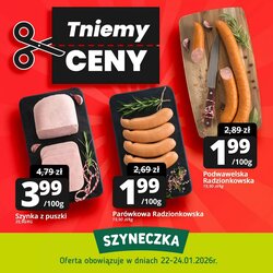 Gazetka promocyjna Szyneczka  ważna od 22.01.2026 - Strona 1.