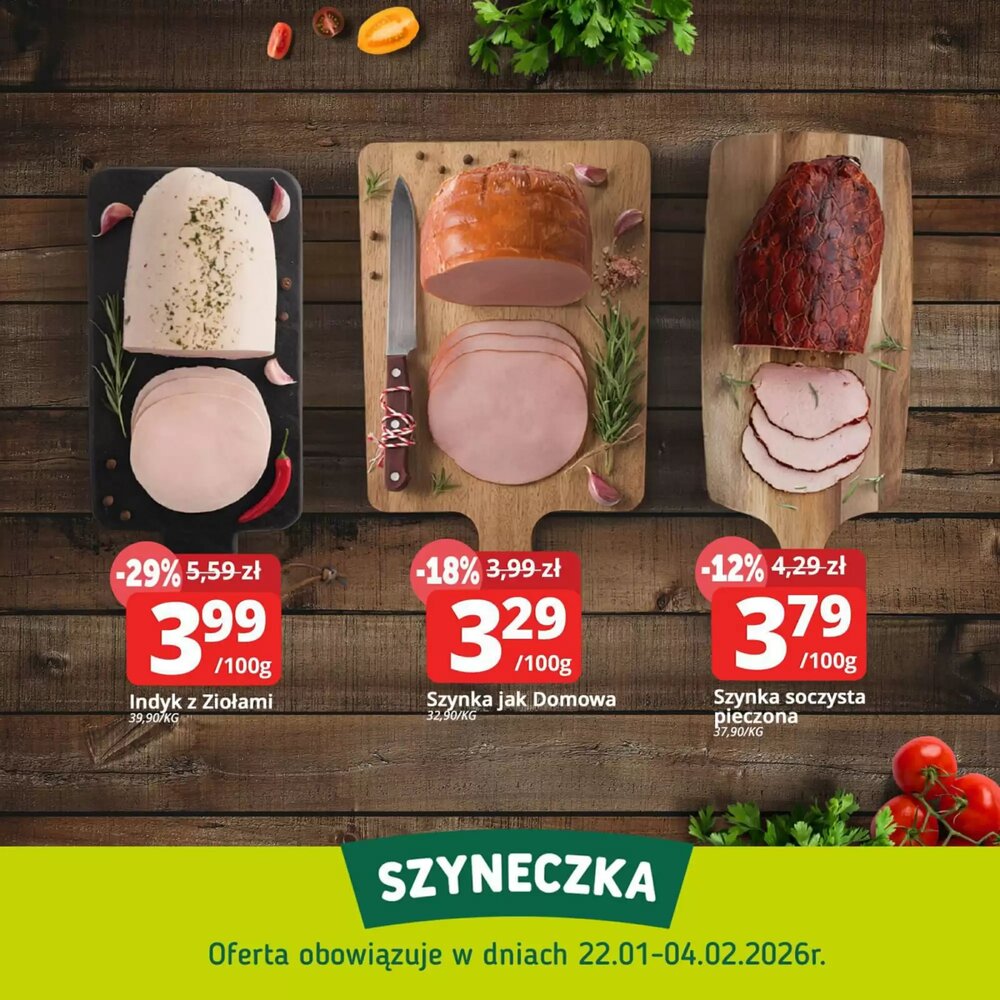 Gazetka promocyjna Szyneczka  ważna od 22.01.2026 - Strona 3.