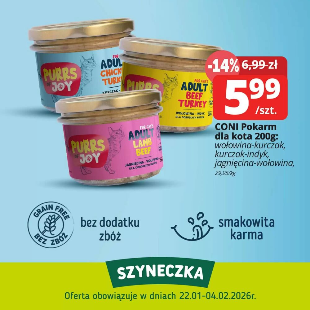 Gazetka promocyjna Szyneczka  ważna od 22.01.2026 - Strona 5.
