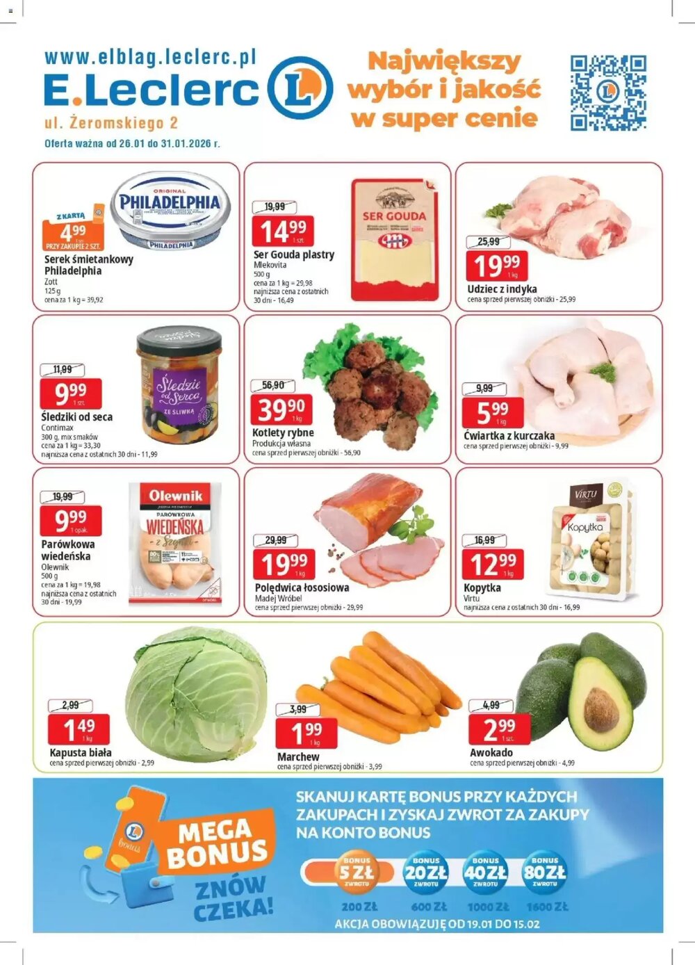 Gazetka promocyjna E.Leclerc  ważna od 26.01.2026 - Strona 1.