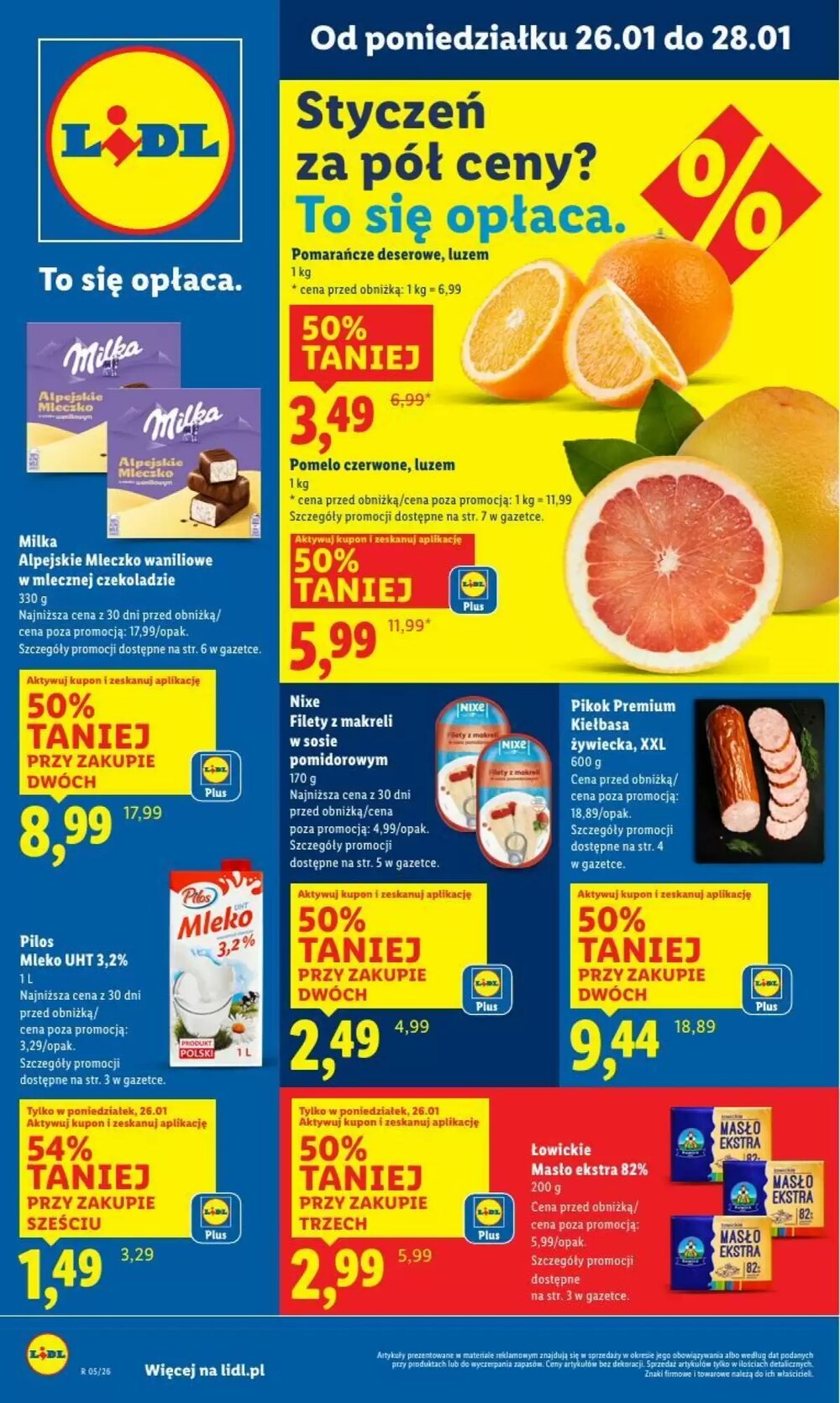 Gazetka promocyjna Lidl  ważna od 26.01.2026 - Strona 1.
