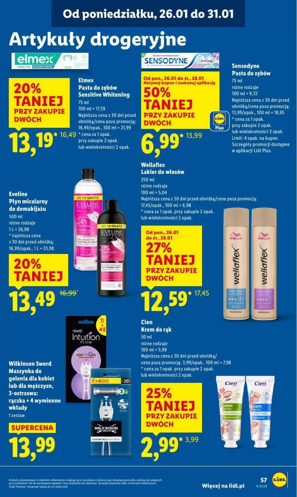 Gazetka promocyjna Lidl  ważna od 26.01.2026 - Strona 57.