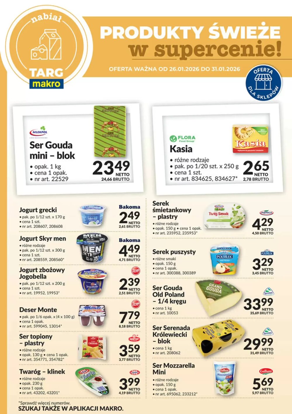 Gazetka promocyjna Makro  ważna od 26.01.2026 - Strona 1.