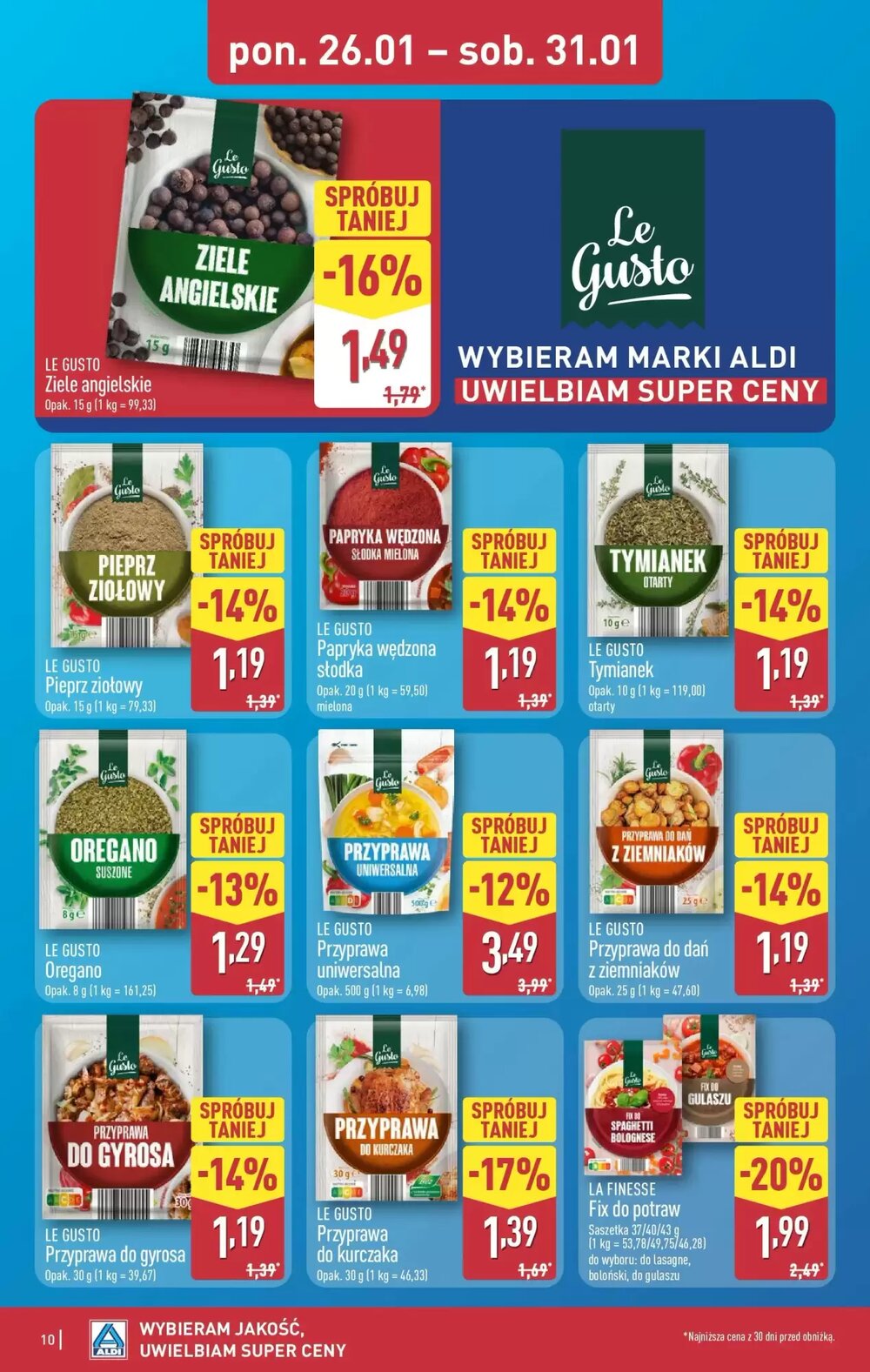 Gazetka promocyjna ALDI  ważna od 26.01.2026 - Strona 10.