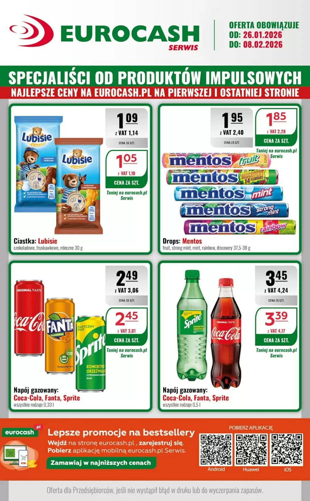 Gazetka promocyjna Eurocash  ważna od 26.01.2026 - Strona 1.