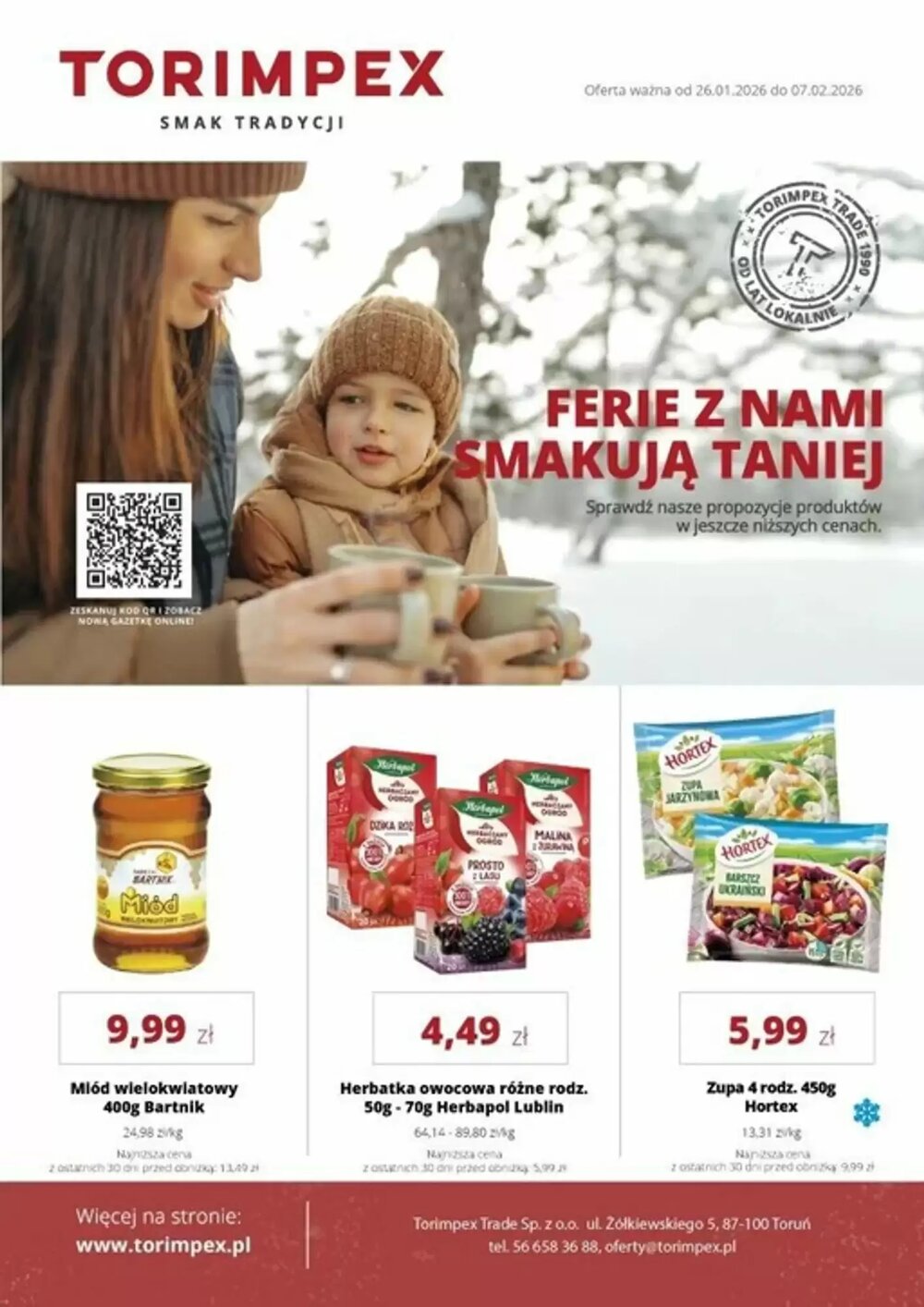 Gazetka promocyjna Torimpex  ważna od 26.01.2026 - Strona 1.