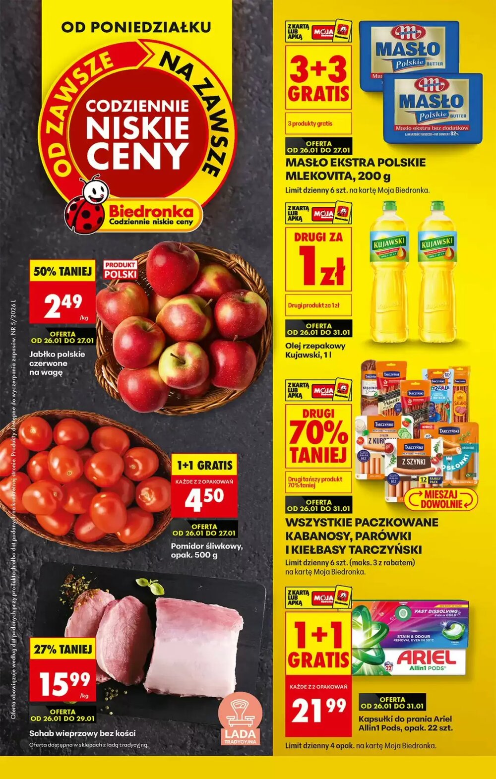 Gazetka promocyjna Biedronka  ważna od 26.01.2026 - Strona 1.