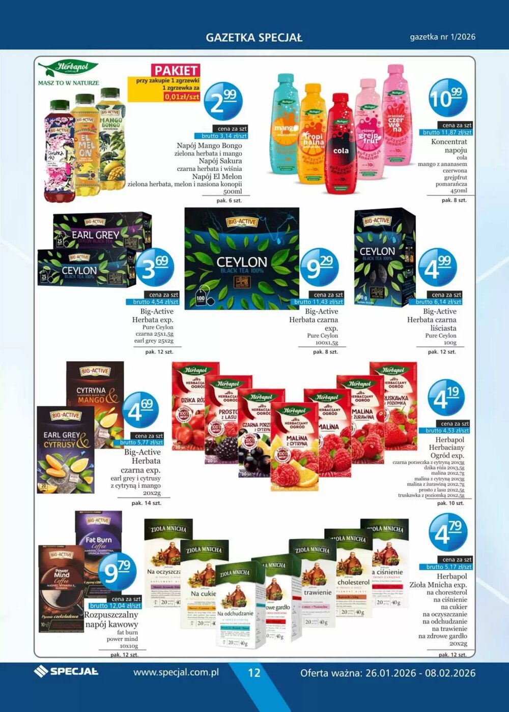Gazetka promocyjna Specjał  ważna od 26.01.2026 - Strona 12.