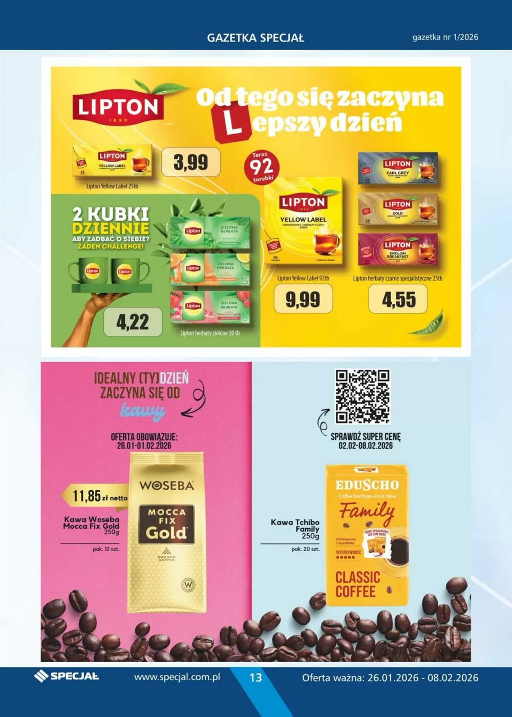 Gazetka promocyjna Specjał  ważna od 26.01.2026 - Strona 13.