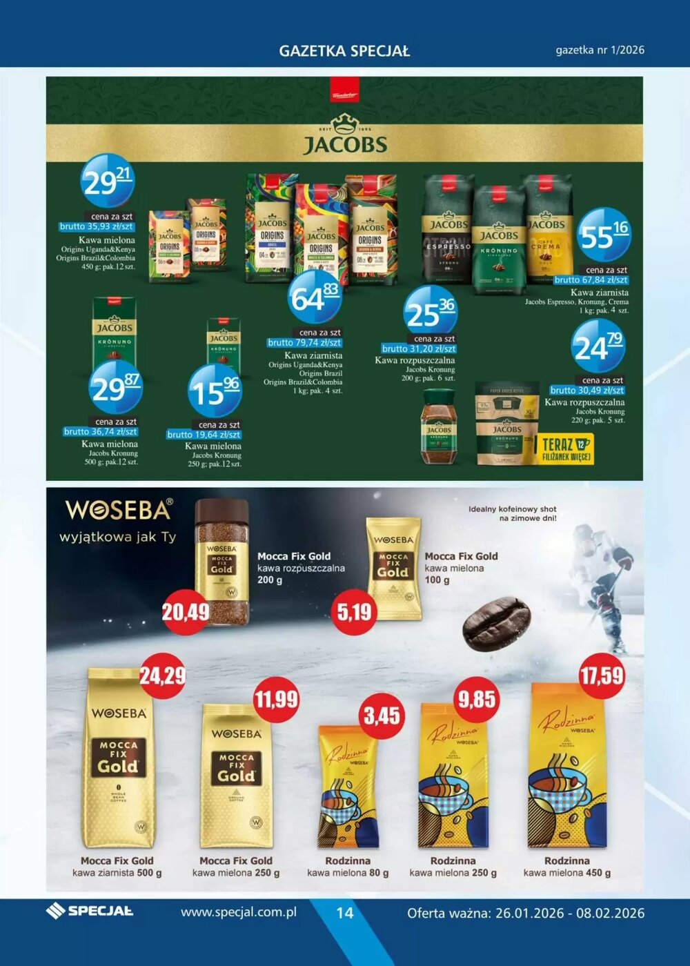Gazetka promocyjna Specjał  ważna od 26.01.2026 - Strona 14.