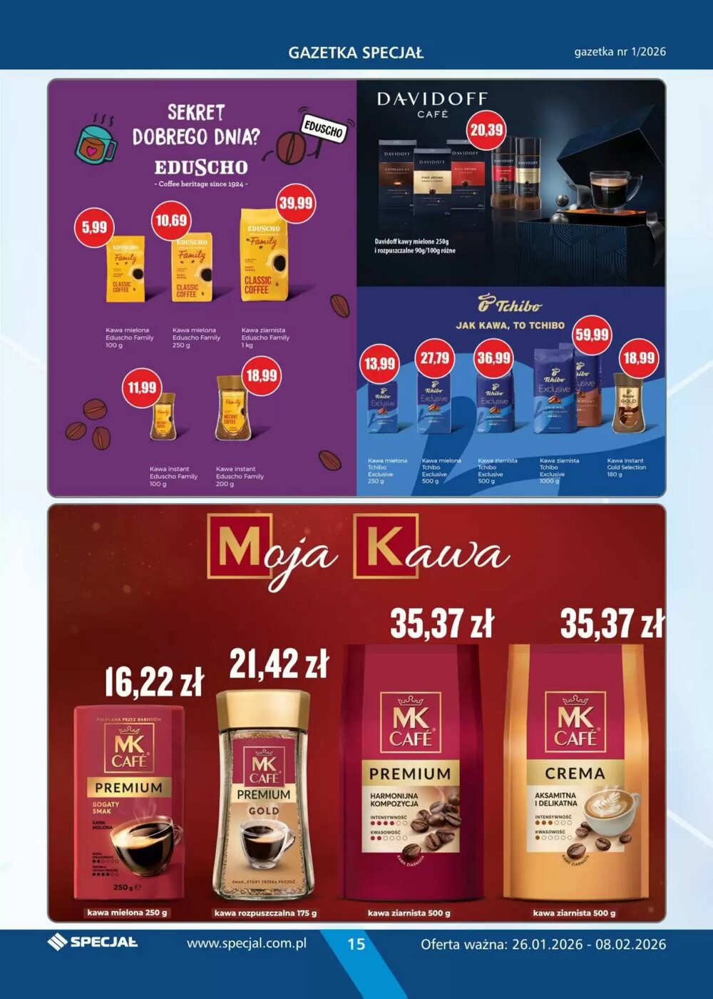 Gazetka promocyjna Specjał  ważna od 26.01.2026 - Strona 15.