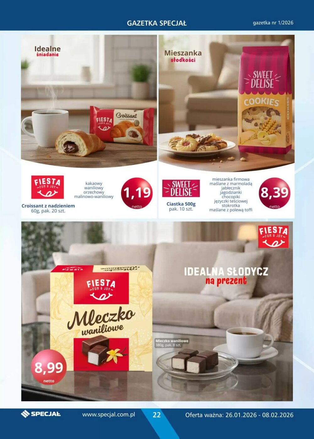 Gazetka promocyjna Specjał  ważna od 26.01.2026 - Strona 22.