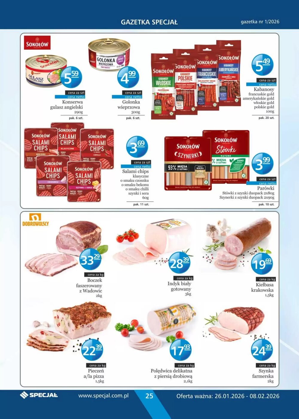 Gazetka promocyjna Specjał  ważna od 26.01.2026 - Strona 25.