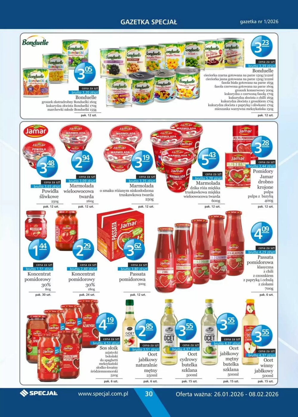 Gazetka promocyjna Specjał  ważna od 26.01.2026 - Strona 30.