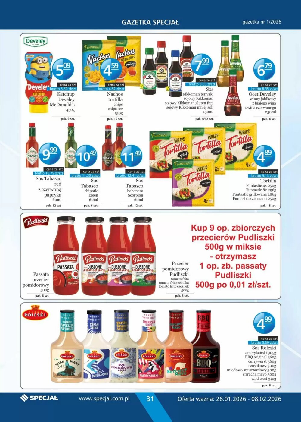 Gazetka promocyjna Specjał  ważna od 26.01.2026 - Strona 31.