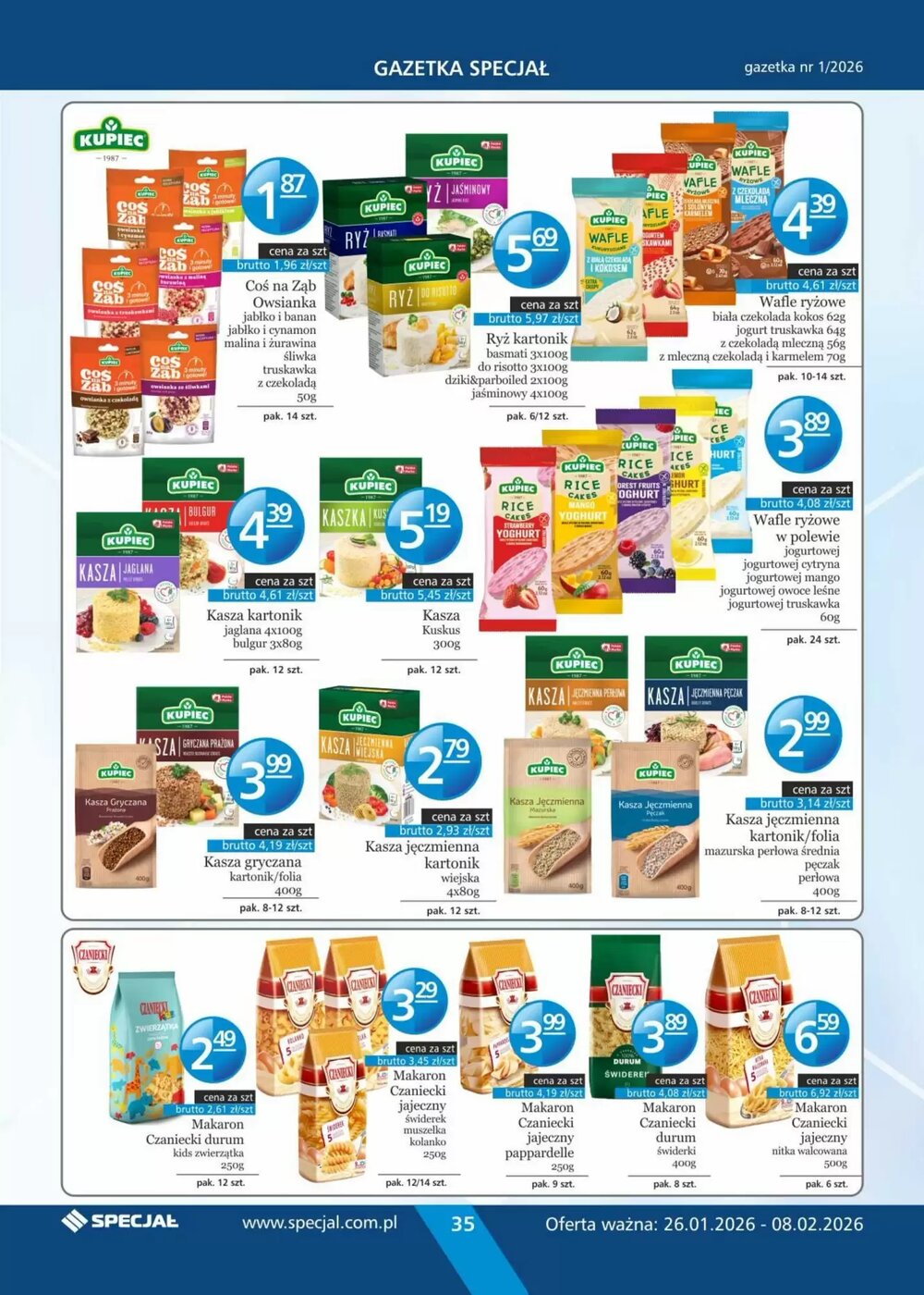 Gazetka promocyjna Specjał  ważna od 26.01.2026 - Strona 35.