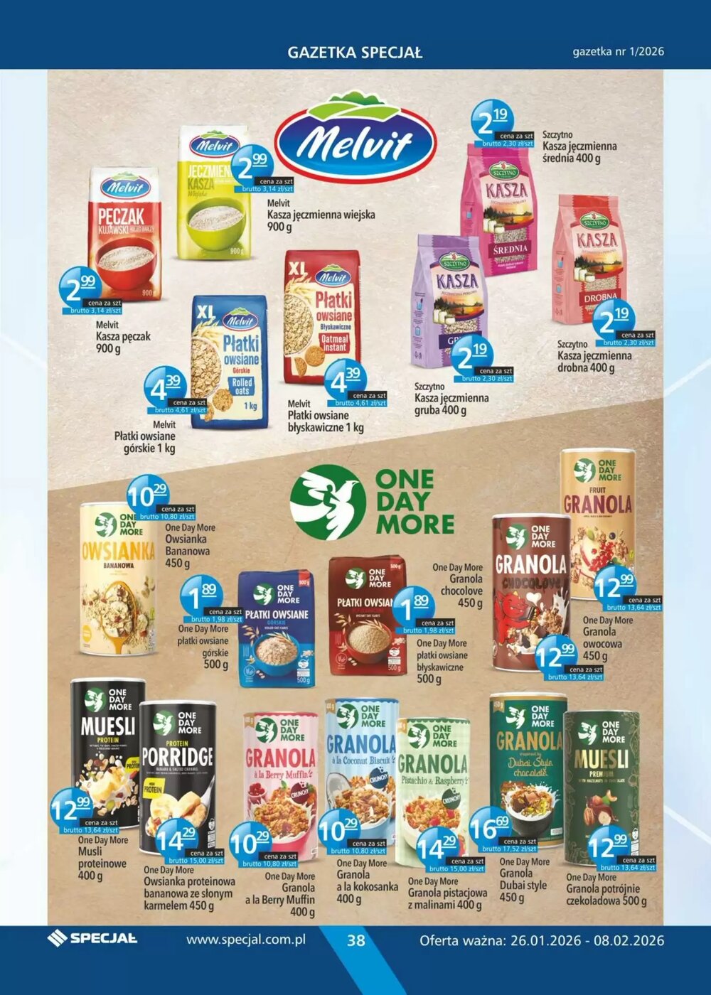 Gazetka promocyjna Specjał  ważna od 26.01.2026 - Strona 38.