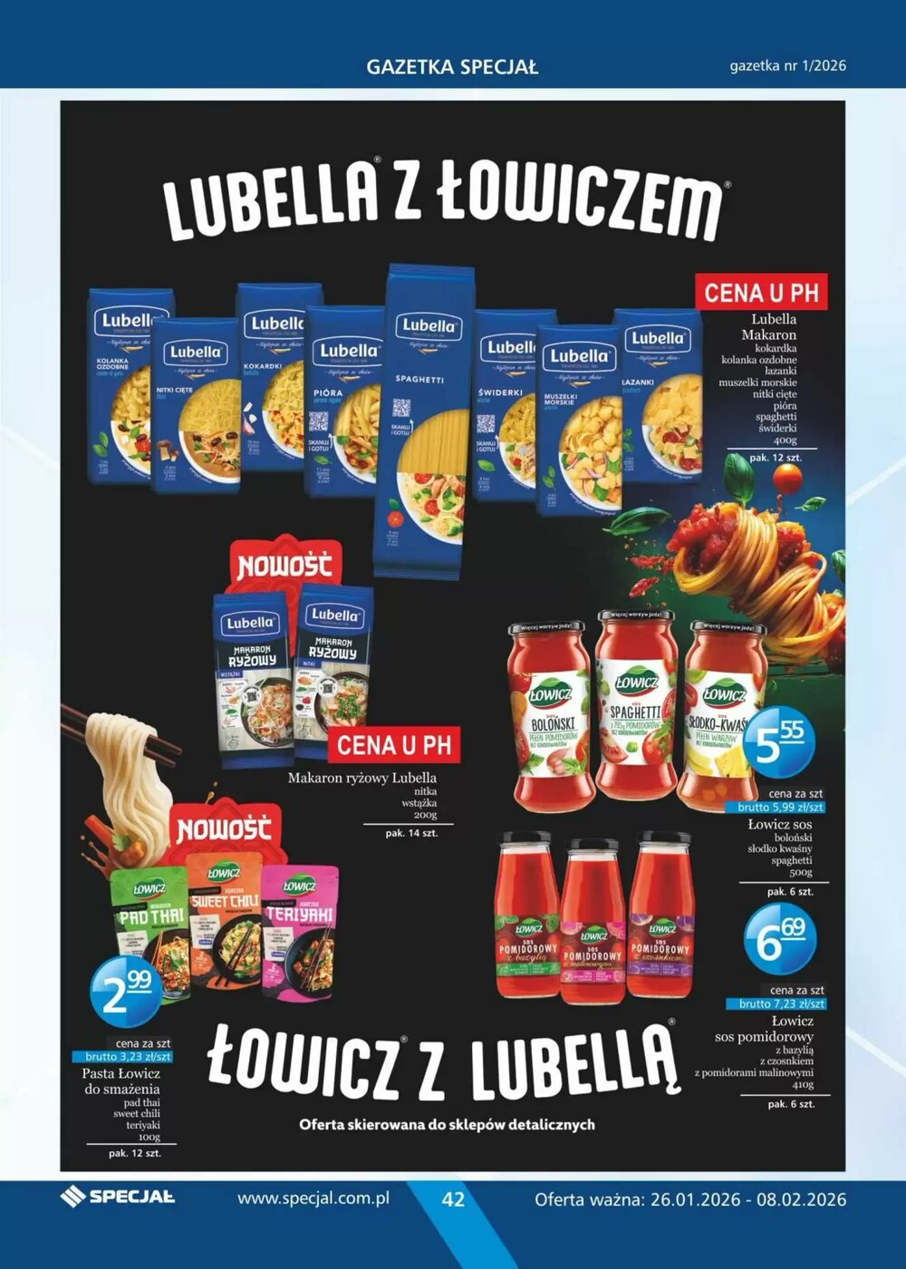 Gazetka promocyjna Specjał  ważna od 26.01.2026 - Strona 42.