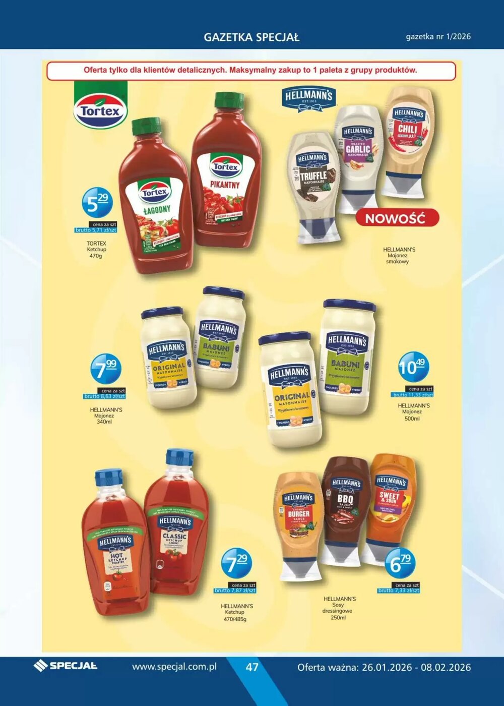 Gazetka promocyjna Specjał  ważna od 26.01.2026 - Strona 47.
