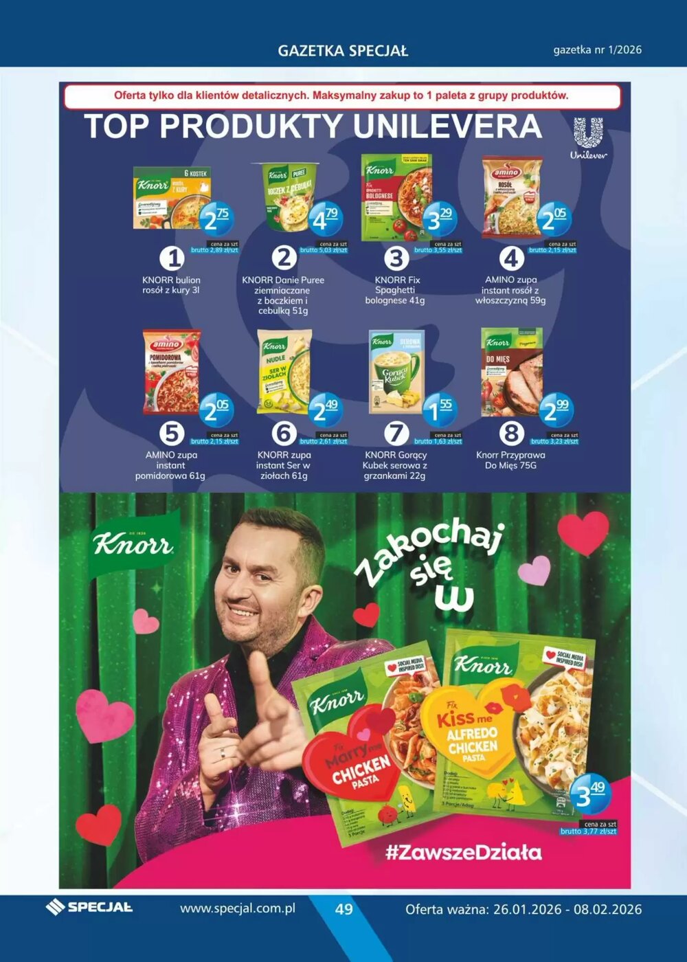 Gazetka promocyjna Specjał  ważna od 26.01.2026 - Strona 49.