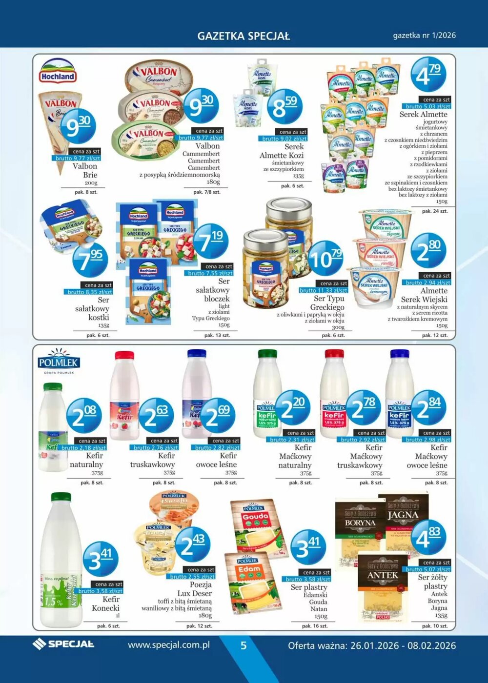 Gazetka promocyjna Specjał  ważna od 26.01.2026 - Strona 5.