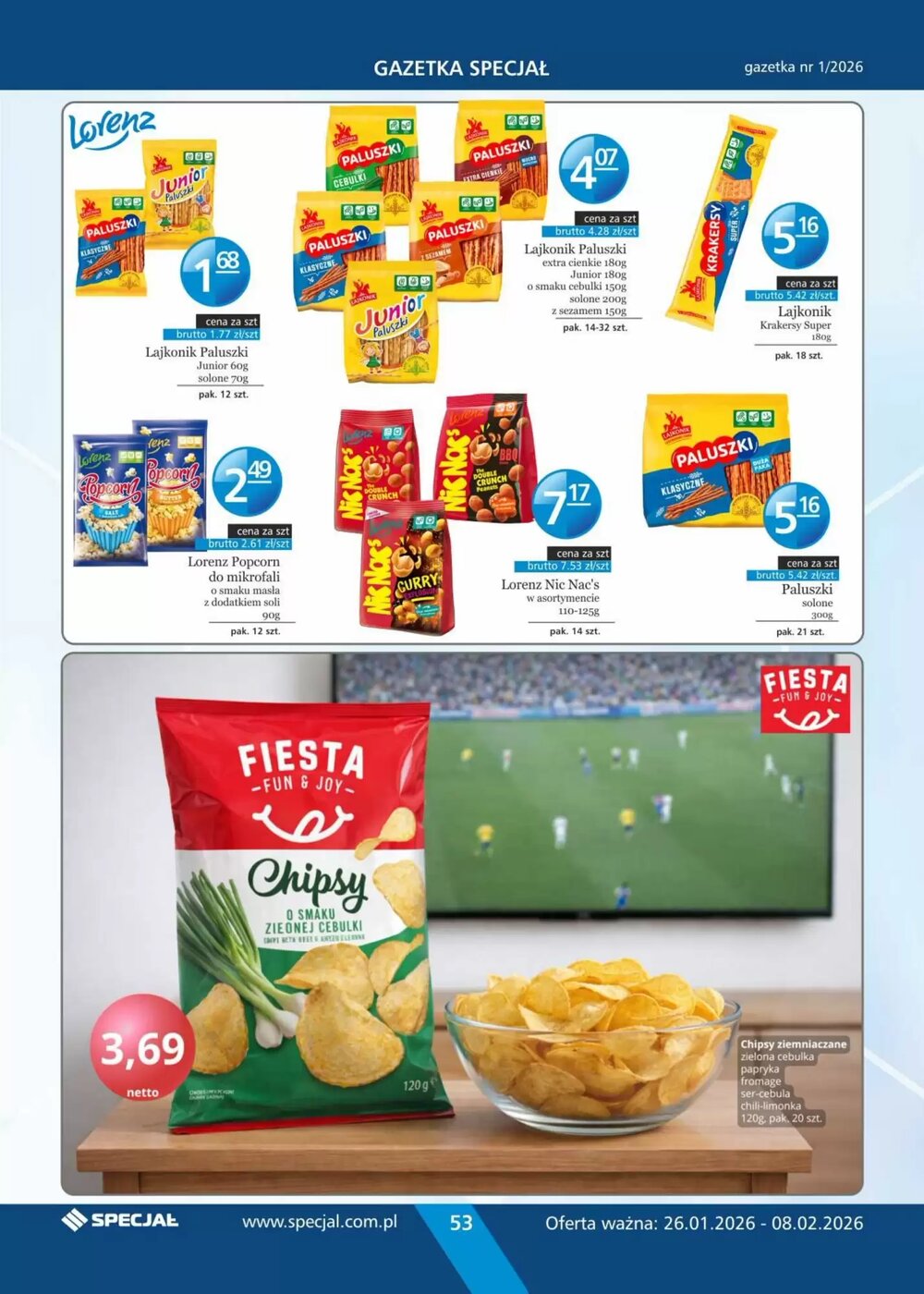 Gazetka promocyjna Specjał  ważna od 26.01.2026 - Strona 53.