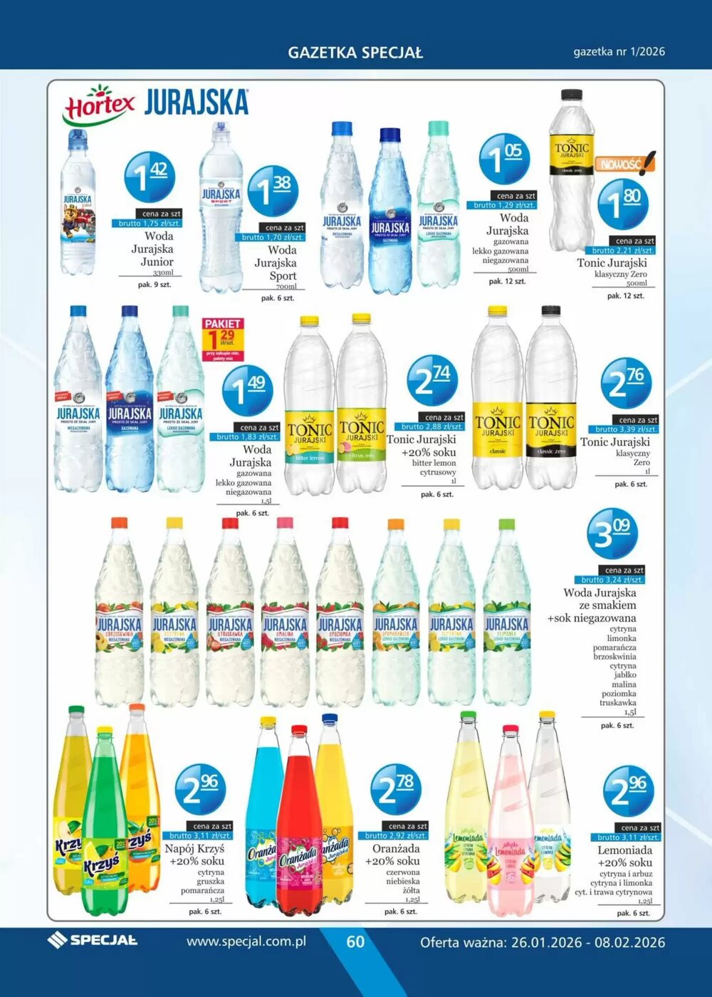 Gazetka promocyjna Specjał  ważna od 26.01.2026 - Strona 60.