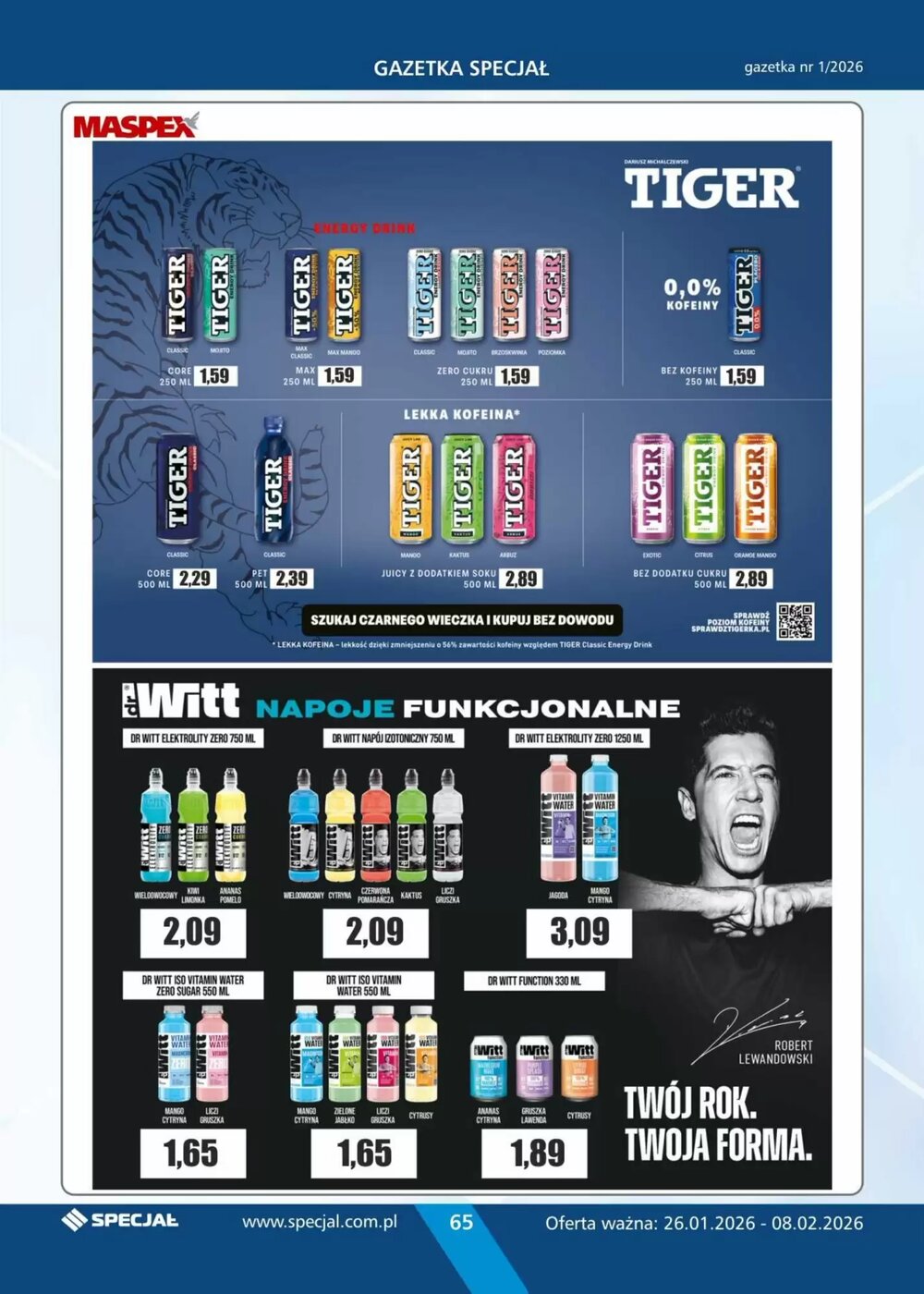 Gazetka promocyjna Specjał  ważna od 26.01.2026 - Strona 65.
