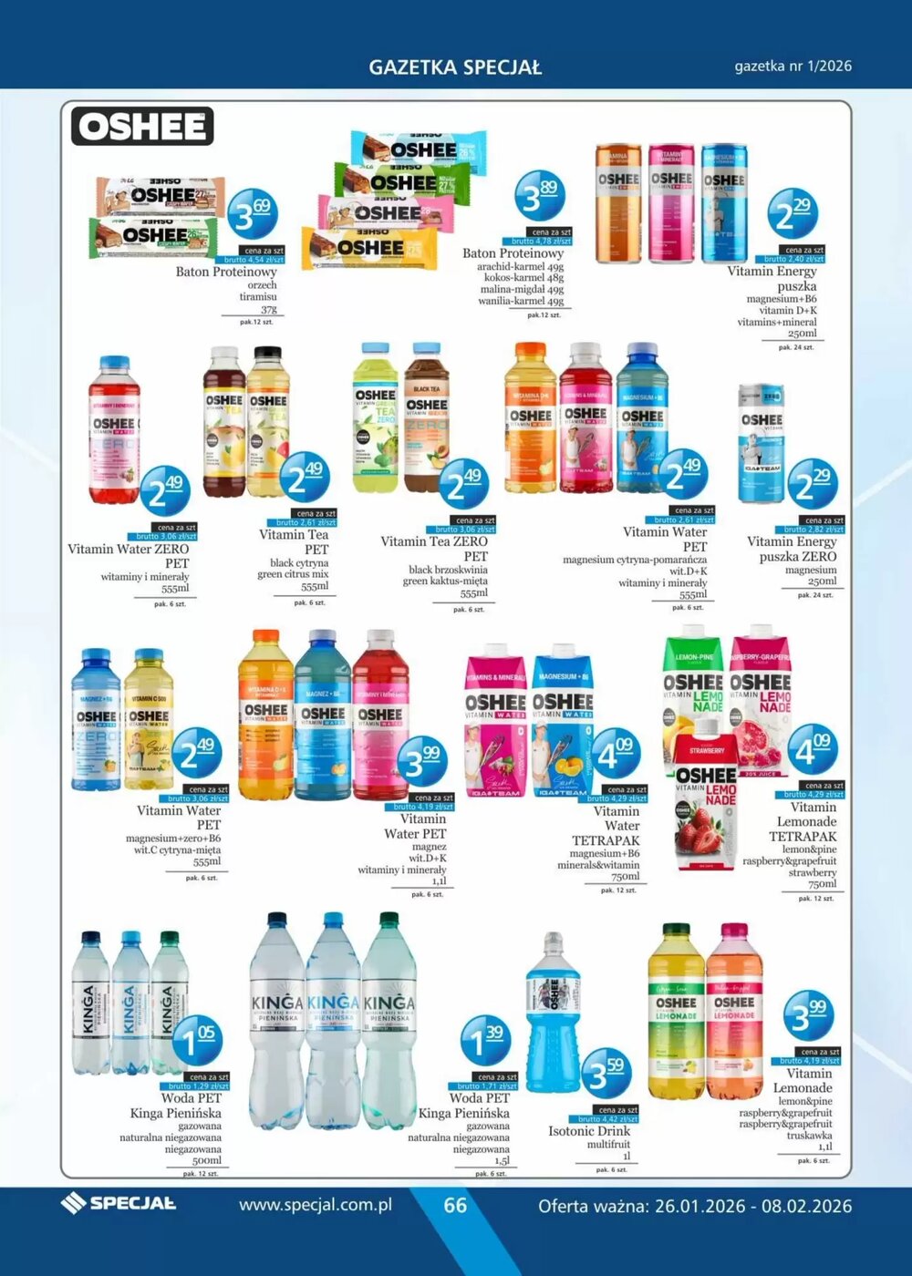Gazetka promocyjna Specjał  ważna od 26.01.2026 - Strona 66.