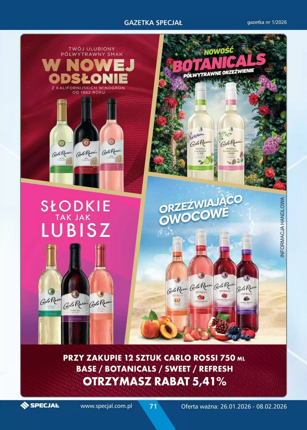 Gazetka promocyjna Specjał  ważna od 26.01.2026 - Strona 71.