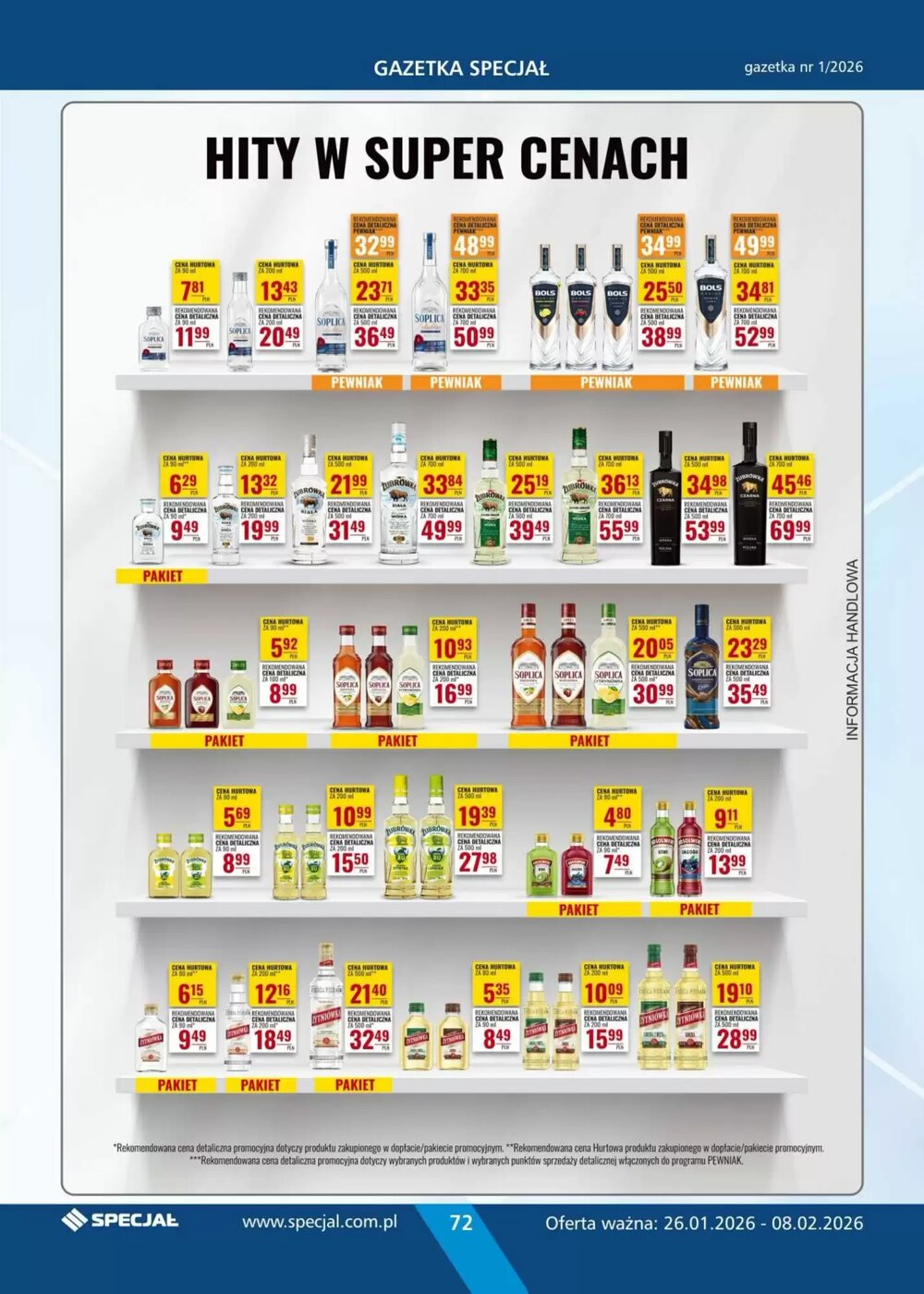Gazetka promocyjna Specjał  ważna od 26.01.2026 - Strona 72.