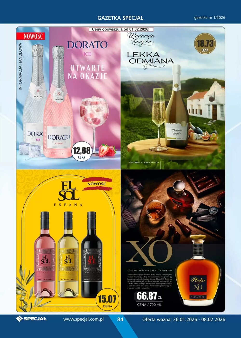 Gazetka promocyjna Specjał  ważna od 26.01.2026 - Strona 84.