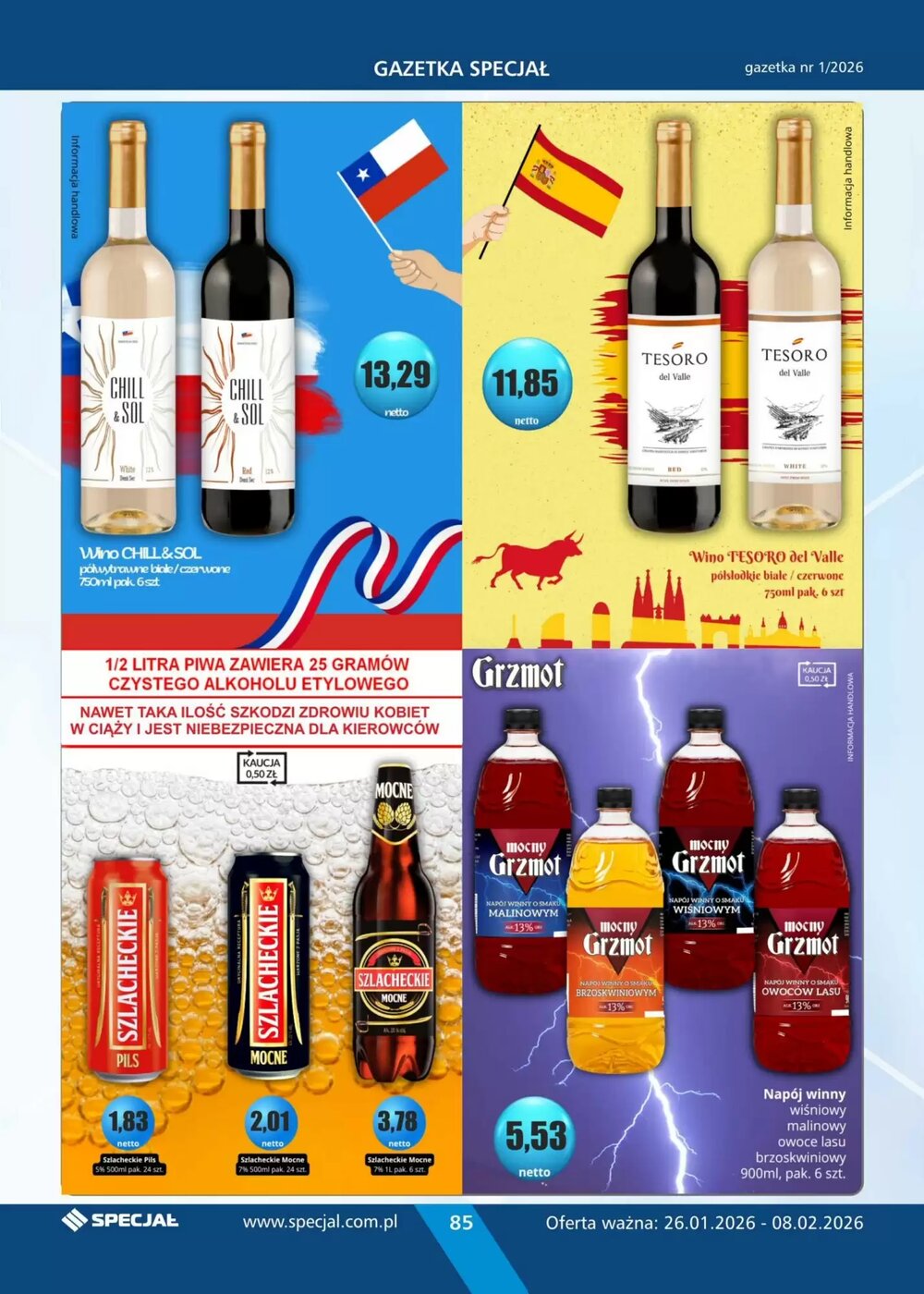 Gazetka promocyjna Specjał  ważna od 26.01.2026 - Strona 85.