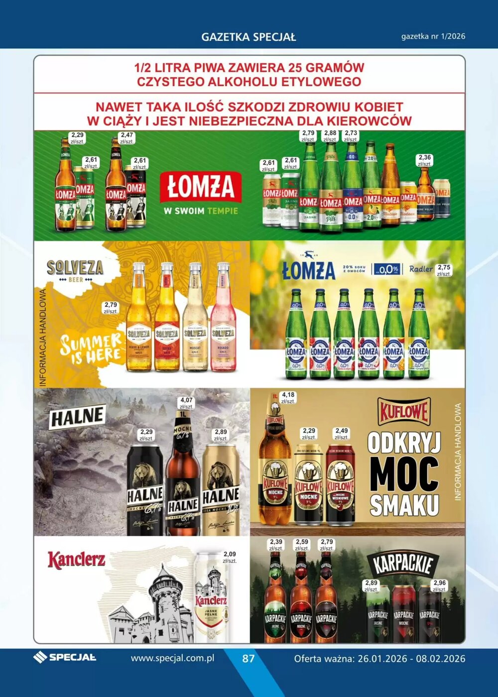 Gazetka promocyjna Specjał  ważna od 26.01.2026 - Strona 87.