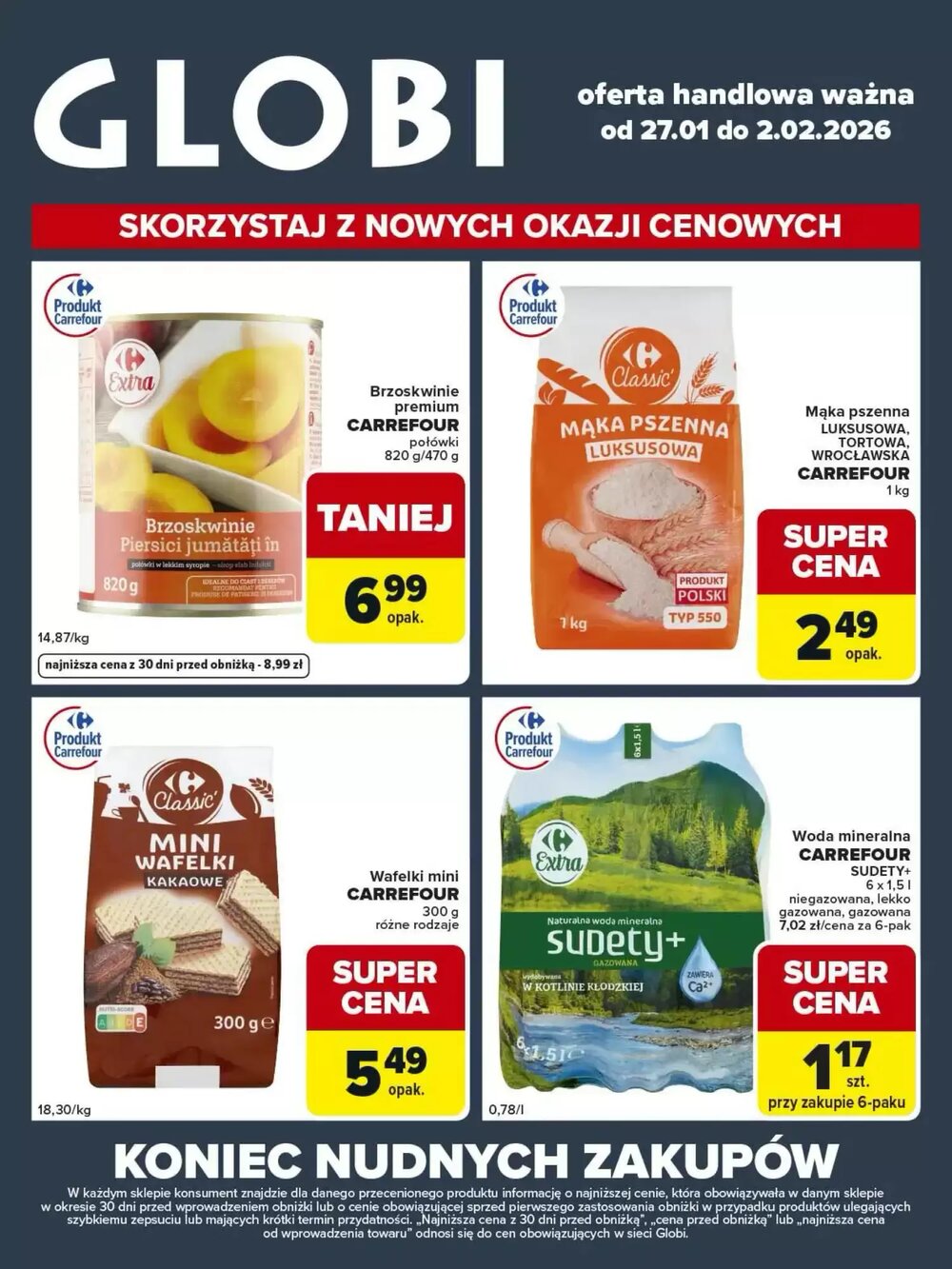 Gazetka promocyjna Globi  ważna od 27.01.2026 - Strona 1.