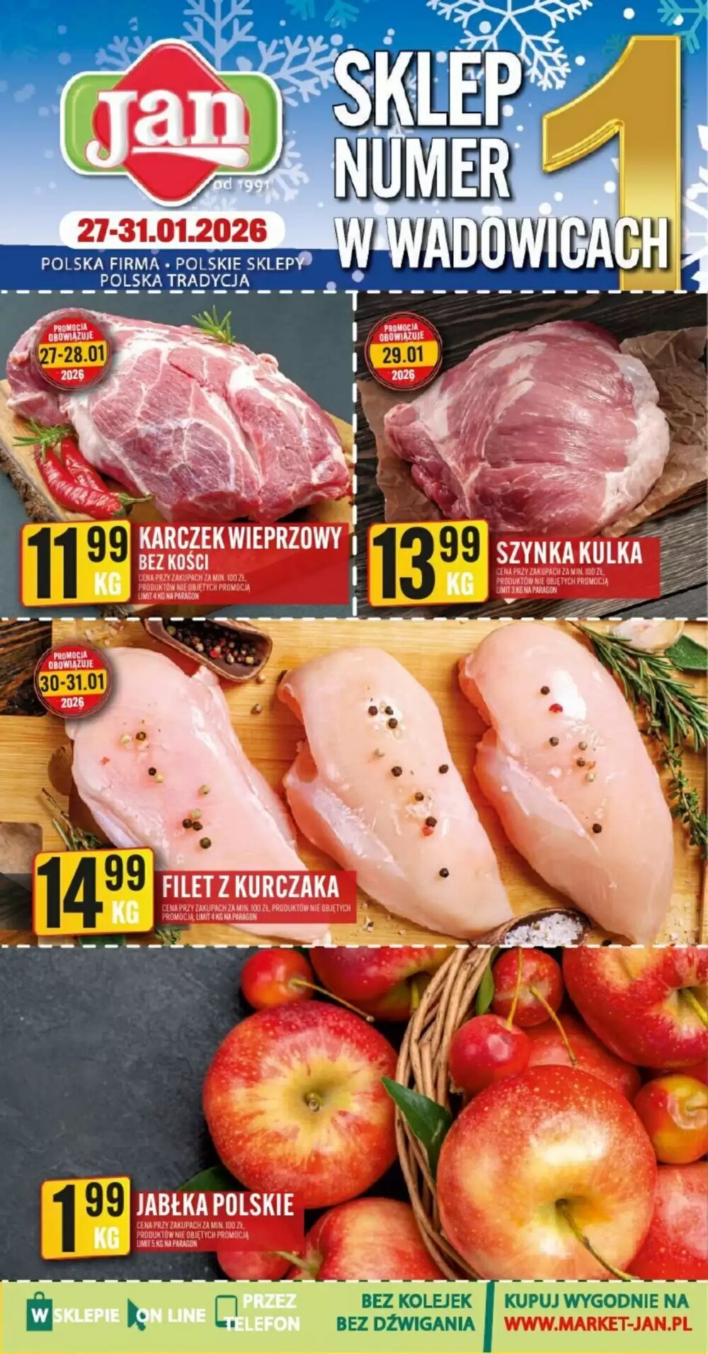 Gazetka promocyjna Market Jan  ważna od 27.01.2026 - Strona 1.