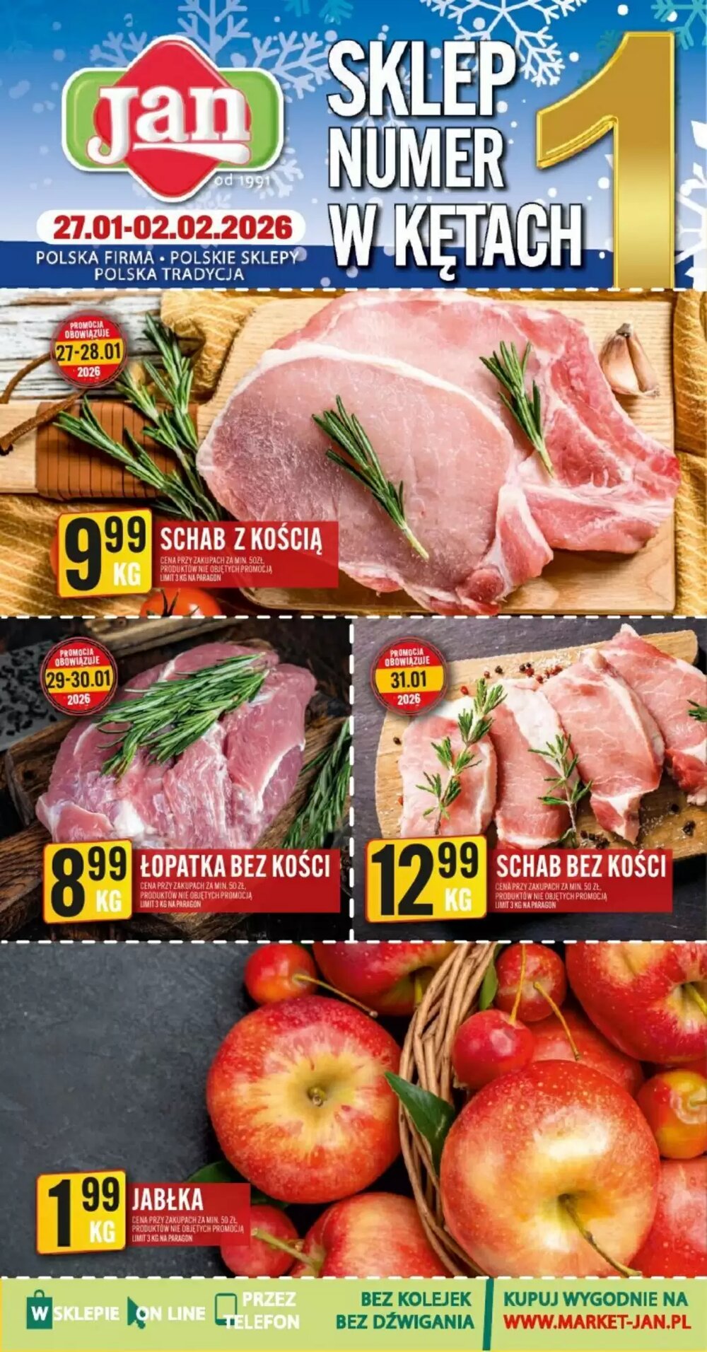 Gazetka promocyjna Market Jan  ważna od 27.01.2026 - Strona 1.