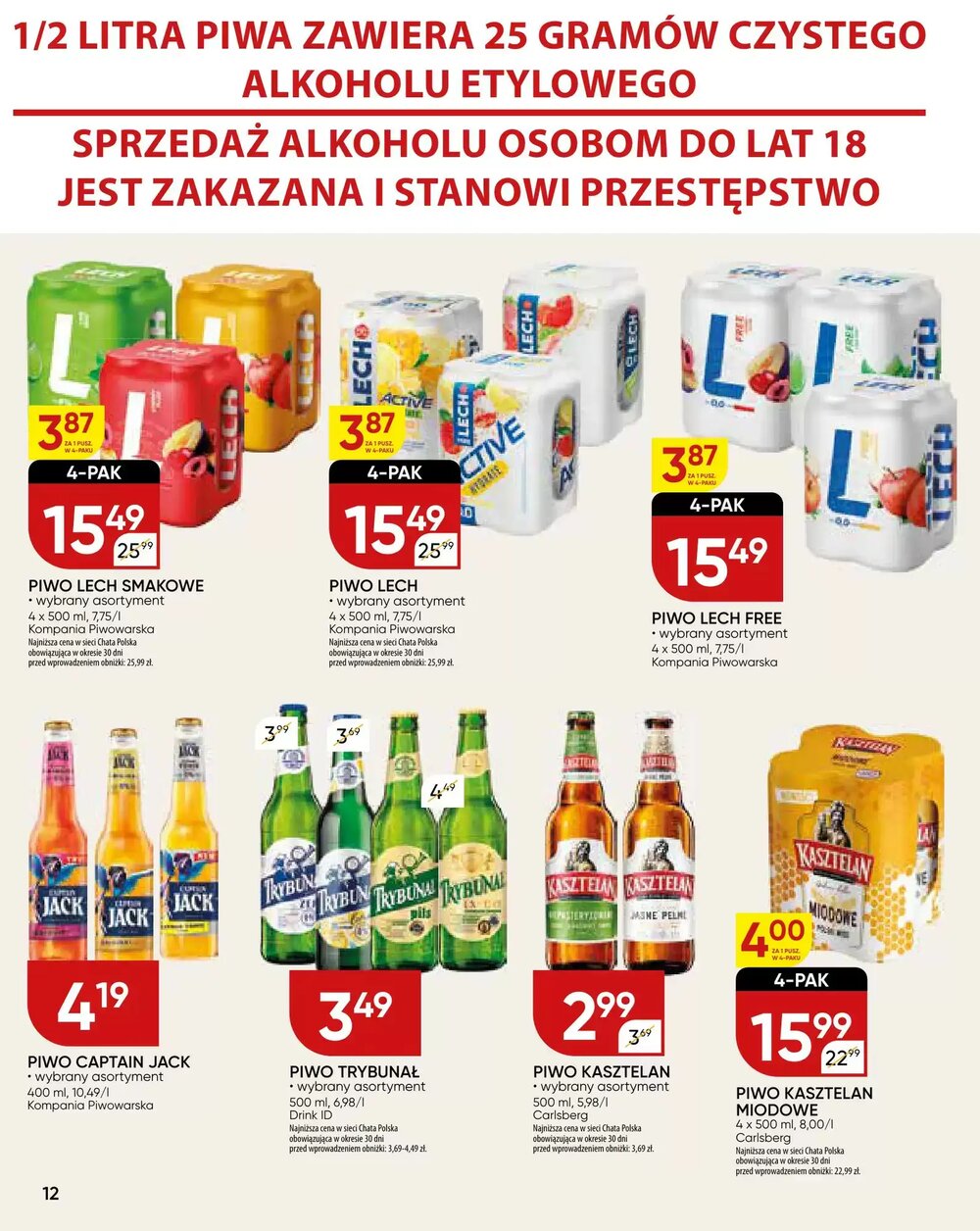 Gazetka promocyjna Chata Polska  ważna od 27.01.2026 - Strona 12.