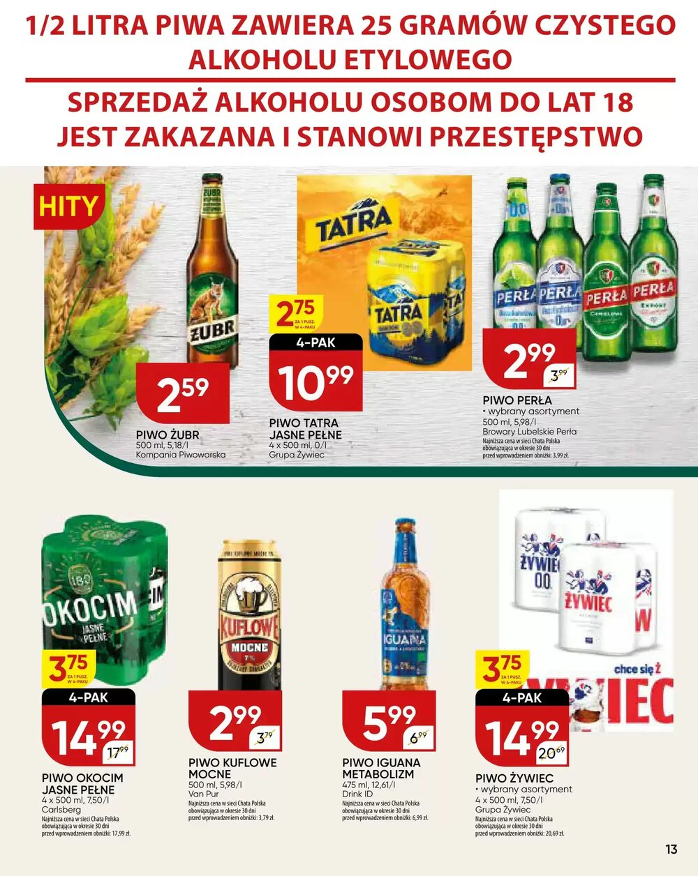 Gazetka promocyjna Chata Polska  ważna od 27.01.2026 - Strona 13.