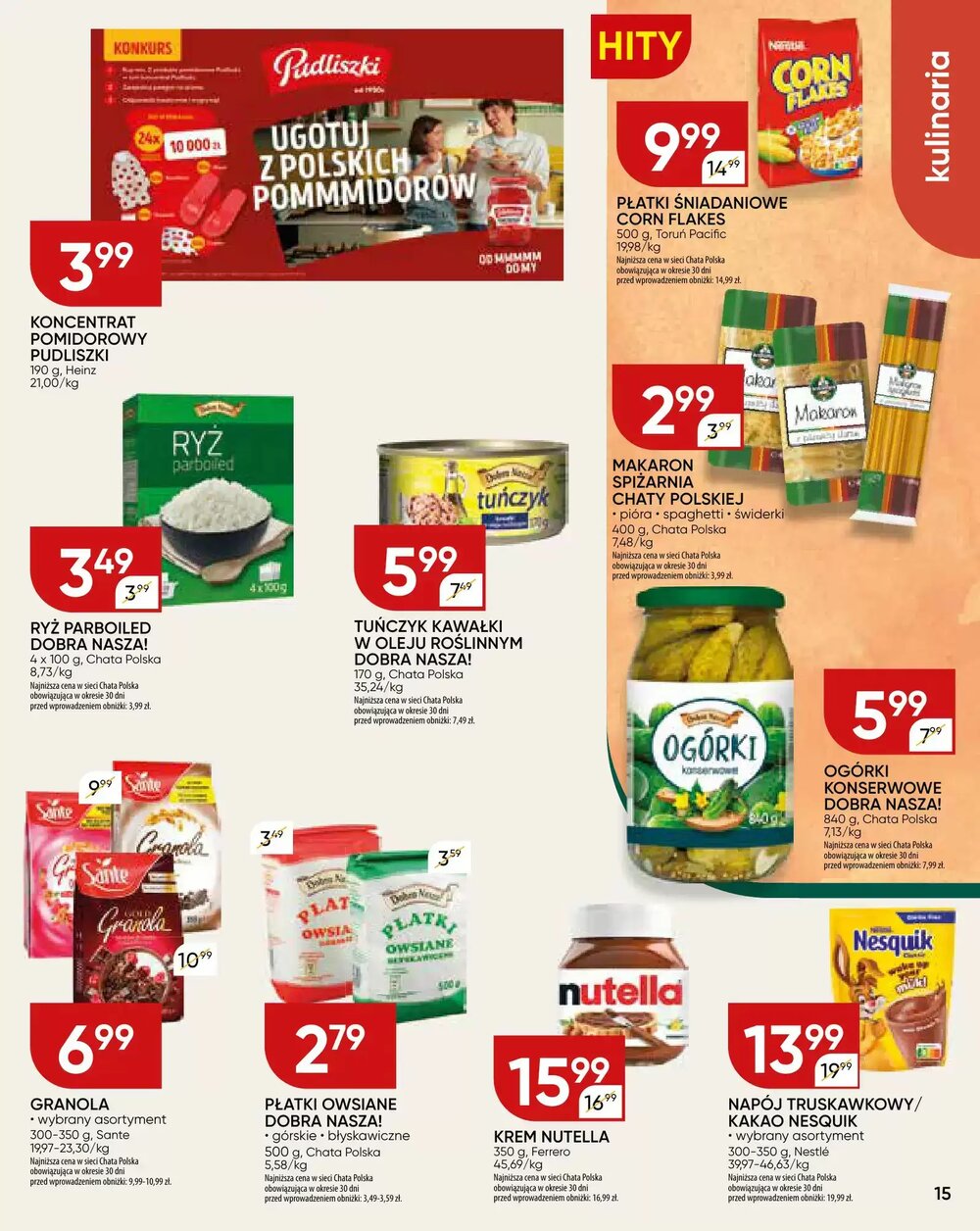 Gazetka promocyjna Chata Polska  ważna od 27.01.2026 - Strona 15.