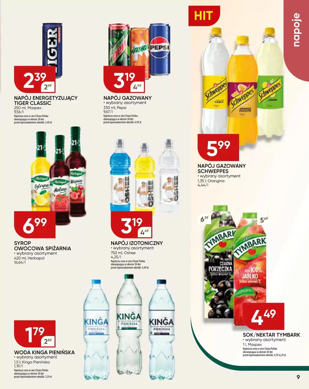 Gazetka promocyjna Chata Polska  ważna od 27.01.2026 - Strona 9.