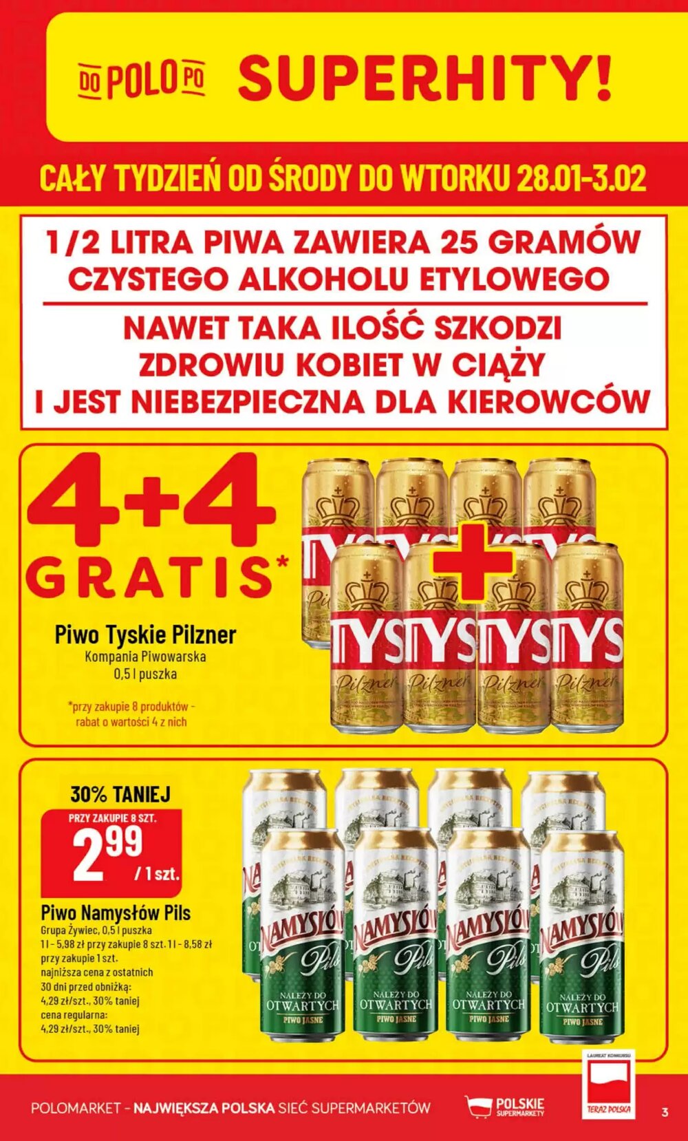 Gazetka promocyjna Polomarket  ważna od 28.01.2026 - Strona 3.