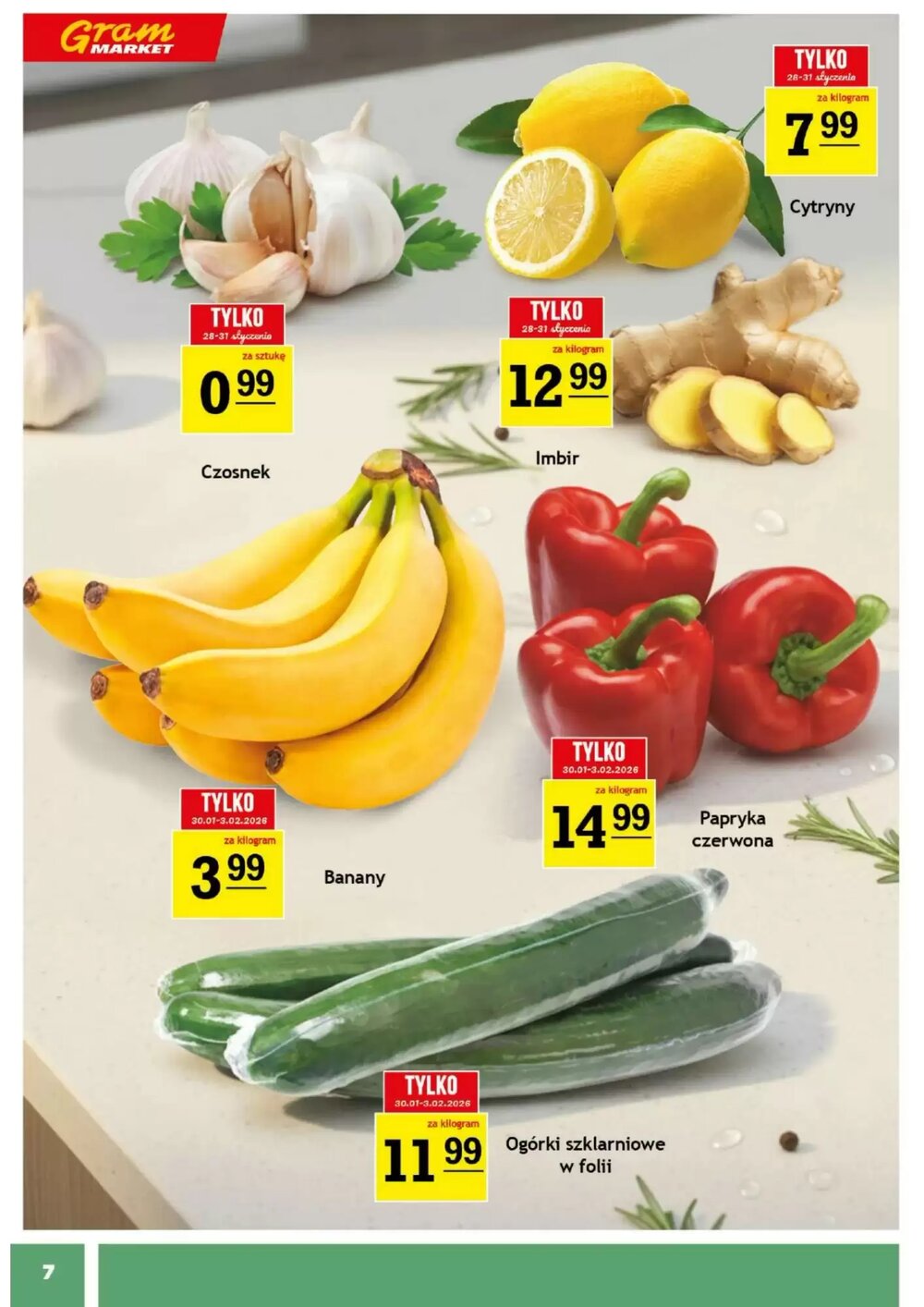Gazetka promocyjna Gram Market  ważna od 28.01.2026 - Strona 7.