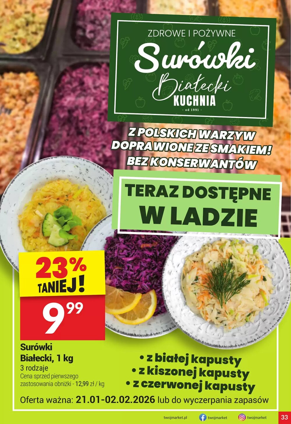 Gazetka promocyjna Twój Market  ważna od 28.01.2026 - Strona 33.