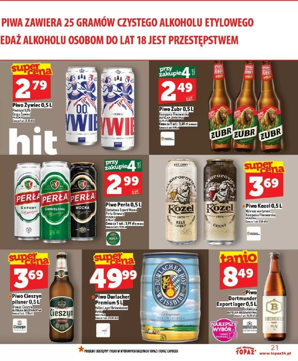 Gazetka promocyjna Topaz ważna od 29.01.2026 - Strona 21.